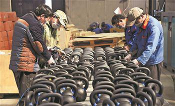 生產(chǎn)健身器材出口創(chuàng)匯過億