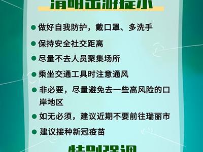 云南瑞麗5地上升為中風險地區清明假期出行安全嗎？