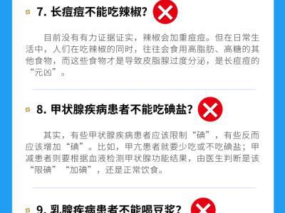 16個常見病忌口問題千萬要牢記！