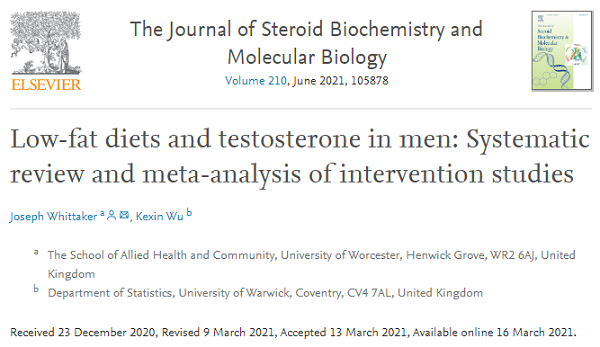 低脂飲食健康又減肥？小心影響性功能！