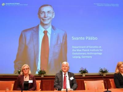 瑞典科學家獲2022年諾貝爾生理學或醫學獎