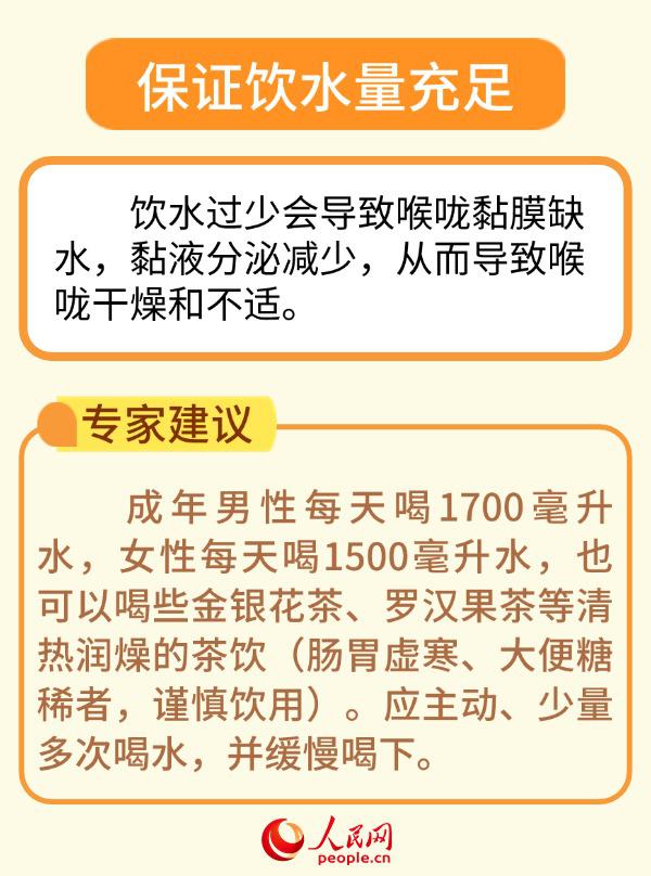 秋季氣候干燥 6招幫你護好咽喉