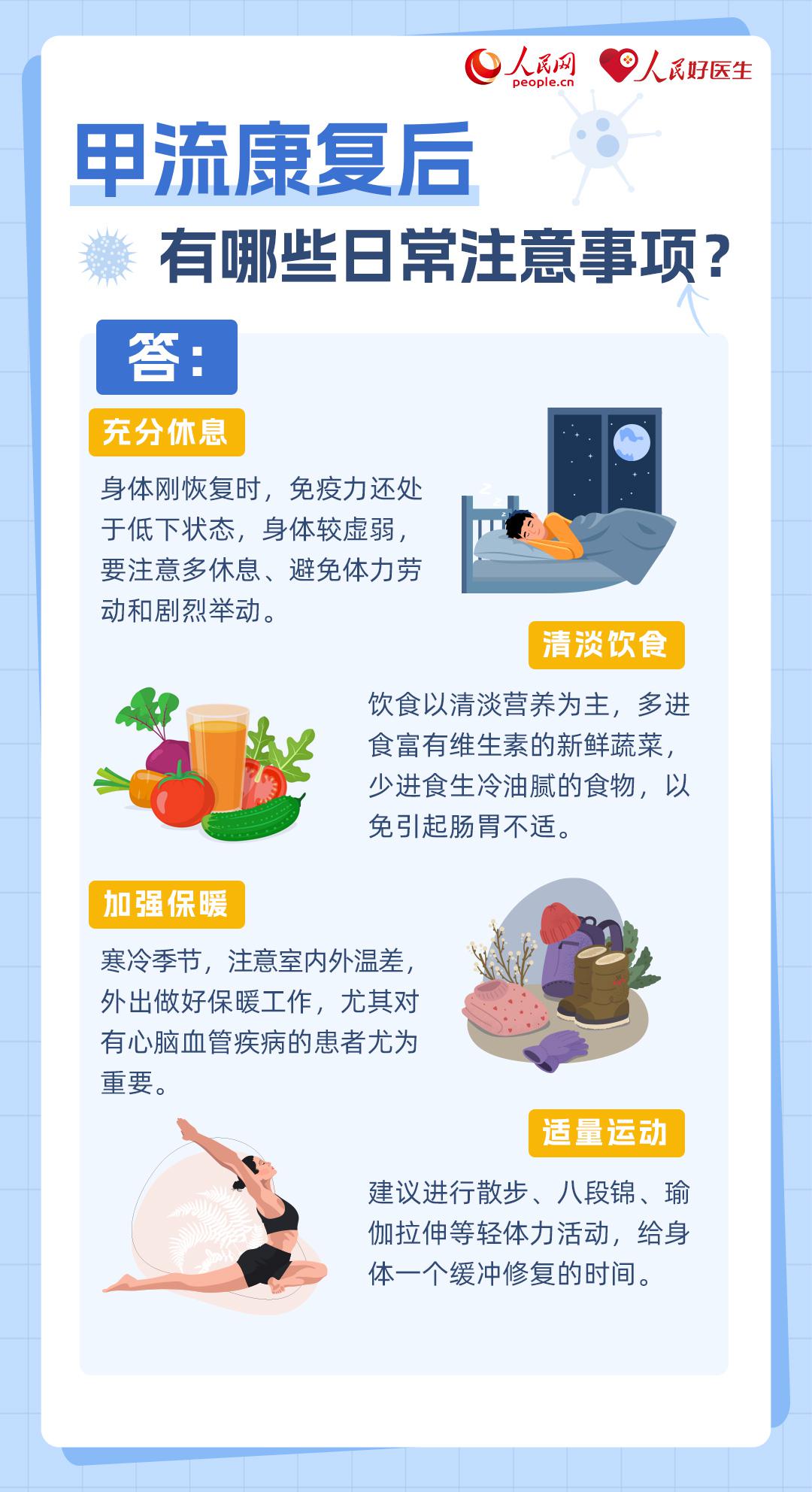 康復后如何提升免疫力？速看甲流6問6答