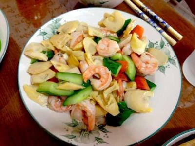 竹筍炒蝦仁的營養價值以及簡易做法