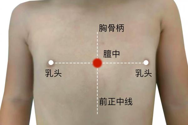 男性按摩膻中穴的好處 自己怎么按摩膻中穴