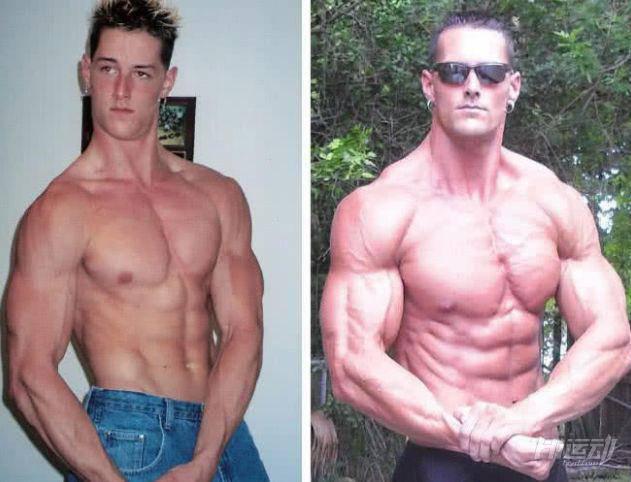 15歲健身至今的肌肉巨人，2米身高把肌肉男襯托格外嬌小