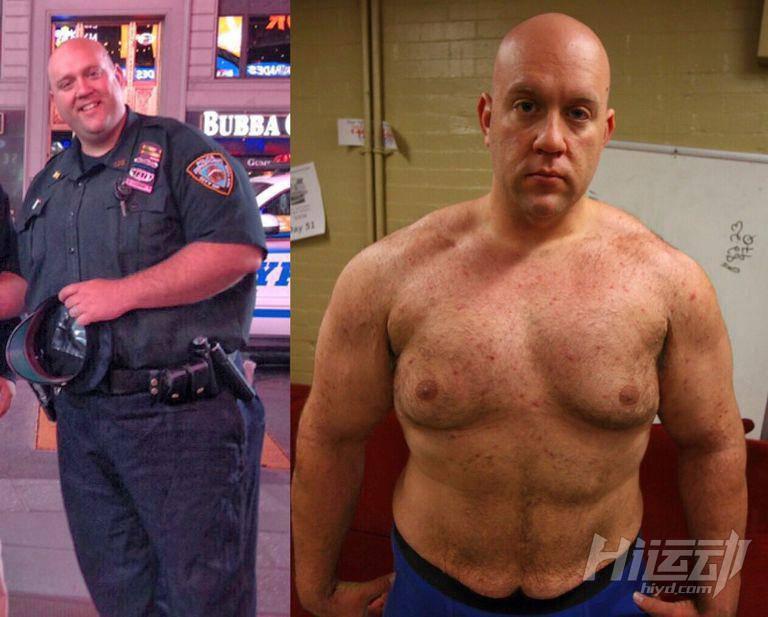 美國網紅警察減肥之路！這減肥方法也太接地氣了吧~