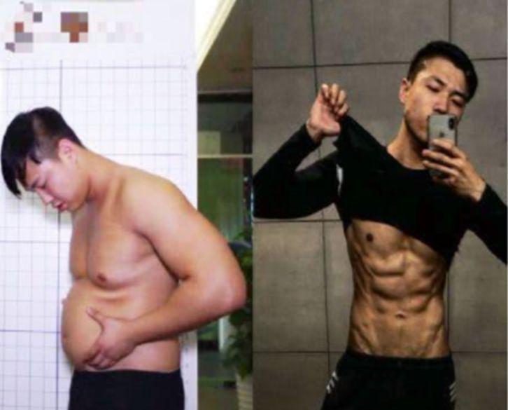 95后肌肉男從小鮮肉到油膩大叔，再次瘦下來只為證明健身減肥有效