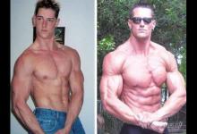 15歲健身至今的肌肉巨人，2米身高把肌肉男襯托格外嬌小