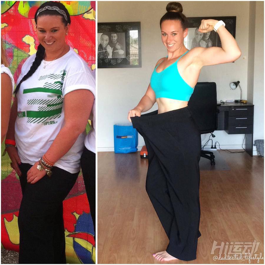 一年減掉50斤 從胖女人變成美女