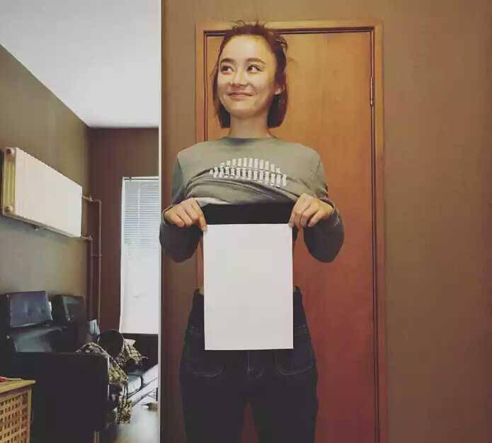 A4紙女神 袁姍姍的身材真是好到爆