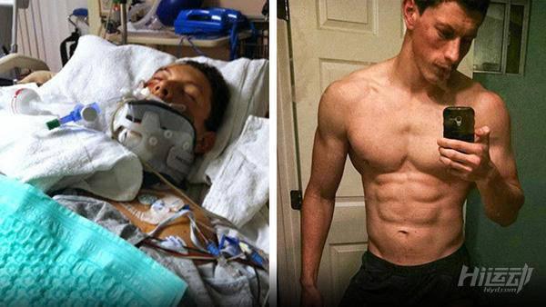 19歲小伙車禍后成殘廢！恢復性訓練重新站起來變型男