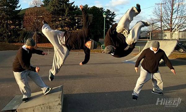 200斤的胖子還能玩跑酷？靈活到讓你懷疑眼睛