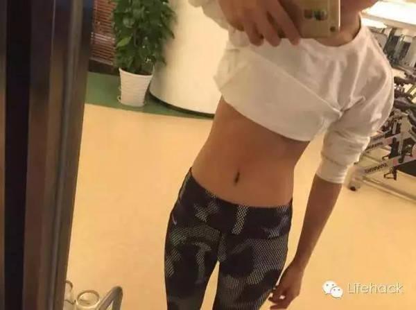 王珞丹曬性感腹肌照 最美馬甲線