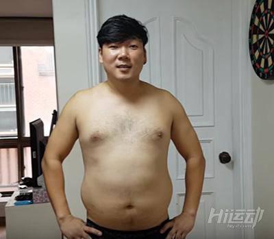 為了更好的照顧寶寶，準爸爸6個月減肥22公斤！