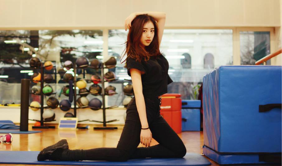 最美一字馬 藝術(shù)體操名將周捷套圖