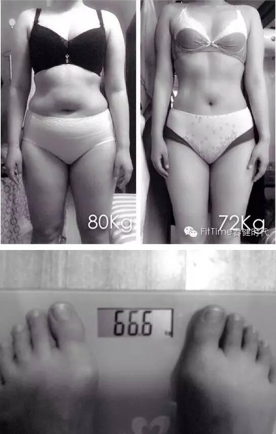 160斤大胖妹減肥44斤的健身故事