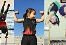 年僅4歲的“小姑涼”一身肌肉，競對父親下如此狠手！