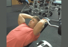 肱三頭肌怎么練—仰臥杠鈴臂屈伸教學(xué)