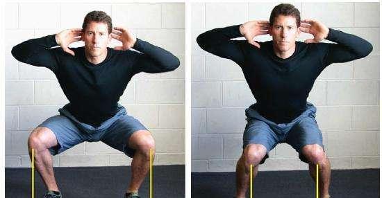 深蹲跳的標準動作圖