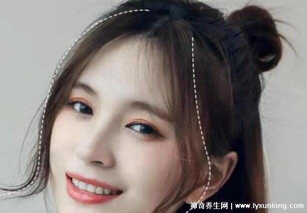 女生劉海兩邊的頭發叫什么，龍須劉海/鬢角(修飾臉型的必備)