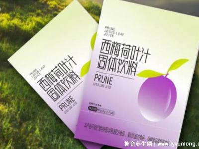 西梅荷葉汁固體飲料可以減肥嗎，最多有點(diǎn)輔助效果(大量喝增肥)