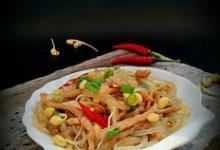 香辣豆芽炒粉條的做法-香辣味炒菜譜