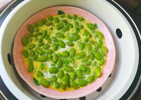 青豆蒸蛋的做法-家常味蒸菜譜