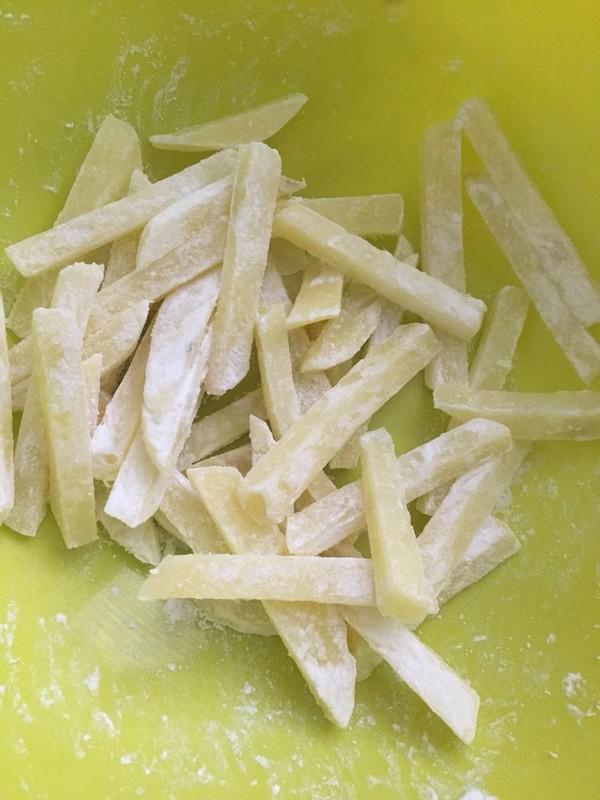 香脆薯?xiàng)l的做法-茄汁味炸菜譜