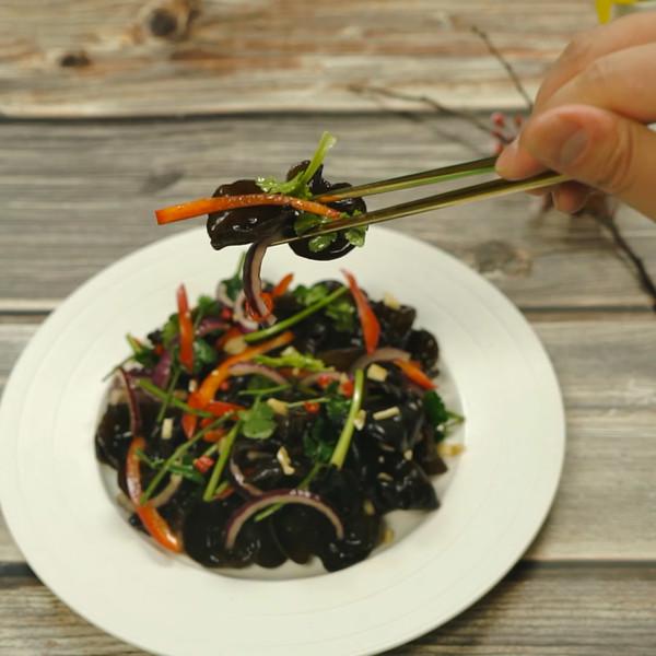 涼拌木耳的做法-咸鮮味拌菜譜