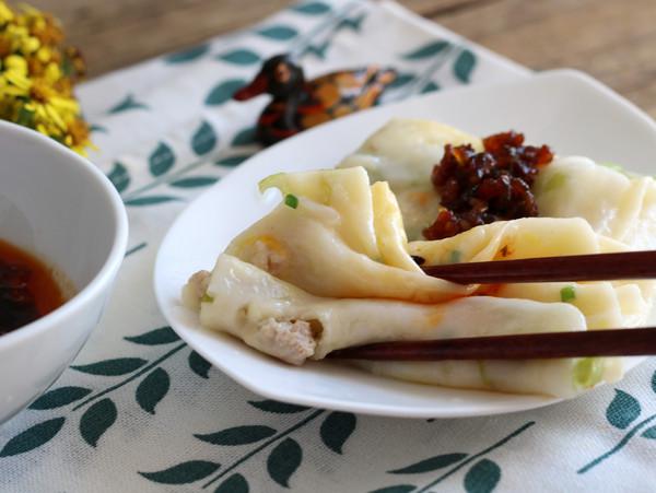 雙味卷腸粉的做法-咸鮮味蒸菜譜