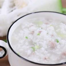 食美粥-蔬菜粥系列|“冬瓜大米粥”清淡菜譜飲食營養早餐 冬瓜肉末粥寶寶輔食 冬瓜肉糜粥的做法-家常味煮菜譜
