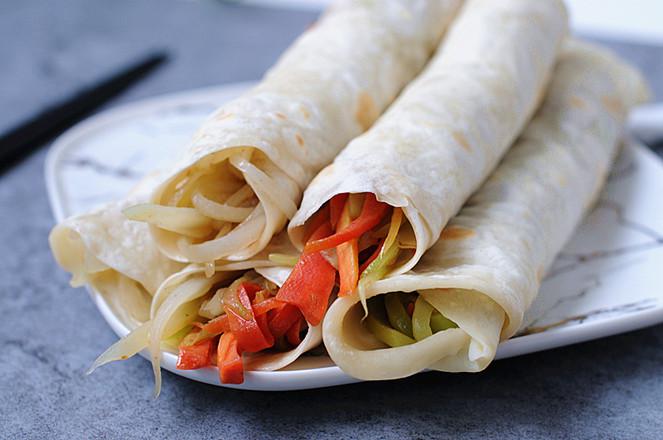 蔬菜卷餅的做法-家常味煎菜譜