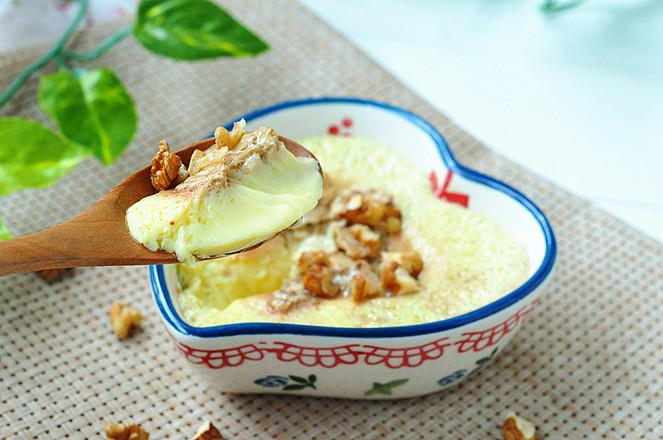 核桃蒸蛋羹的做法-家常味蒸菜譜
