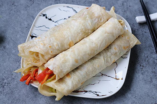 蔬菜卷餅的做法-家常味煎菜譜