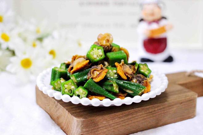 辣根溫拌秋葵毛蛤的做法-芥末味拌菜譜