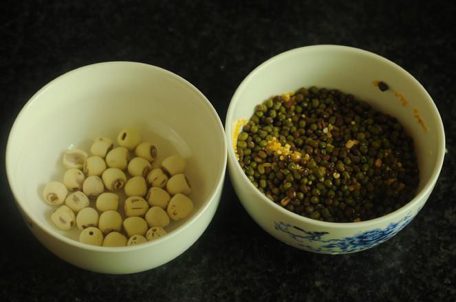 蓮子綠豆羹的做法-家常味煮菜譜