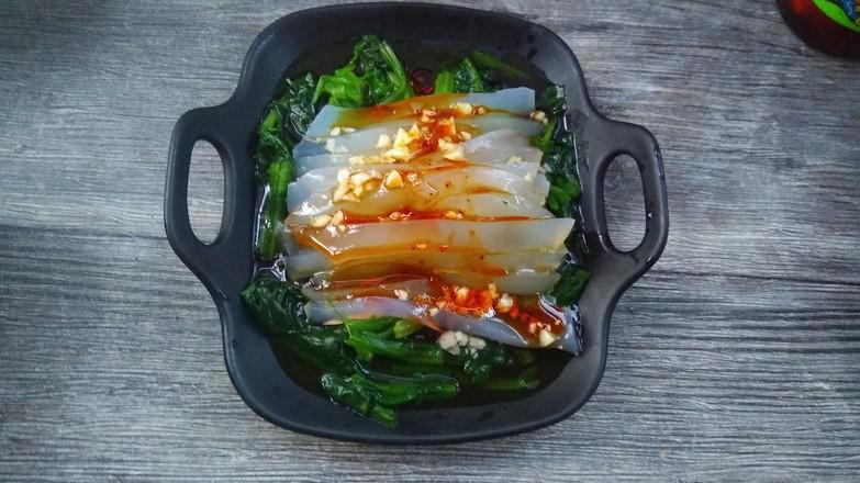 菠菜拌涼粉的做法-家常味拌菜譜-易網健康養生網 菠菜拌涼粉的做法-家常味拌菜譜