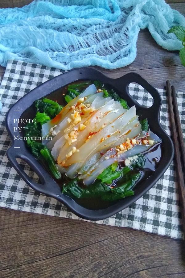 菠菜拌涼粉的做法-家常味拌菜譜-易網健康養生網 菠菜拌涼粉的做法-家常味拌菜譜