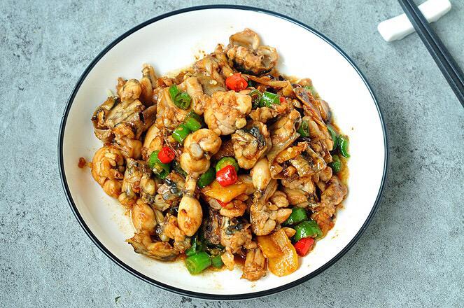 干鍋牛蛙的做法-香辣味炒菜譜