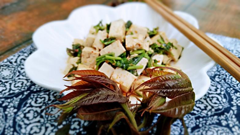 香椿拌豆腐的做法-咸鮮味拌菜譜-易網健康養生網 香椿拌豆腐的做法-咸鮮味拌菜譜