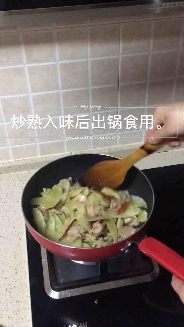 萵苣肉片的做法-家常味炒菜譜