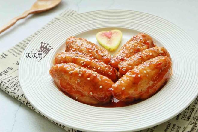 茄汁脆皮雞翅的做法-酸甜味烤菜譜