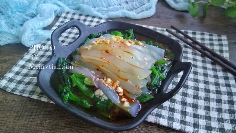 菠菜拌涼粉的做法-家常味拌菜譜-易網健康養生網 菠菜拌涼粉的做法-家常味拌菜譜