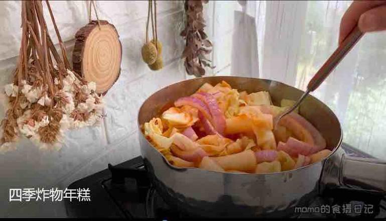 四季炸物年糕的做法-香辣味煮菜譜