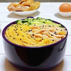 雞絲青瓜涼面的做法-家常味煮菜譜