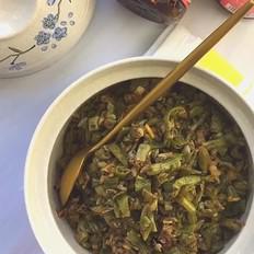 蜆肉炒豆角的做法-家常味炒菜譜