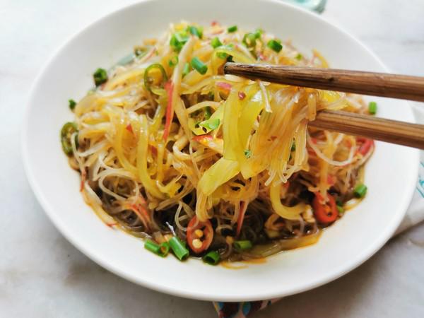 涼拌三絲的做法-香辣味拌菜譜