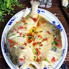 清蒸黃魚(yú)的做法-咸鮮味蒸菜譜