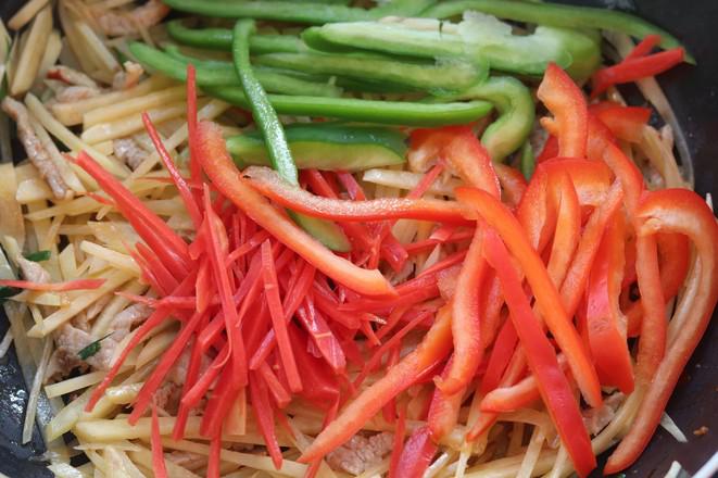 魚香土豆肉絲的做法-魚香味炒菜譜